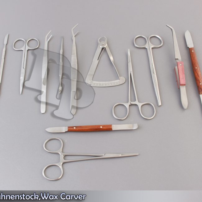 12 PCS SET,FAHNENSTOCK,WAX CARVER,FOIL SCISSORS,SOLDERING TWEEZERS,LAB DS-791