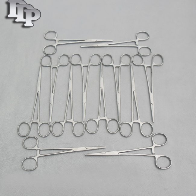 12 Pcs 3.5" Hemostat ( Mosquito Forceps ) STRAIGHT STAINLESS STEEL