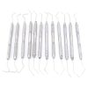 12 Pcs New Dental Tools Tartar Scratches Dental Picks Probe Scaler Set PR-486