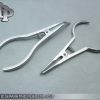 2 Elastic Separating Plier Str + Cvd Orthodontic Dental Instruments
