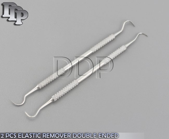2 PCS ORTHODONTIC DENTAL INSTRUMENTS ELASTIC REMOVER DOUBLE ENDED