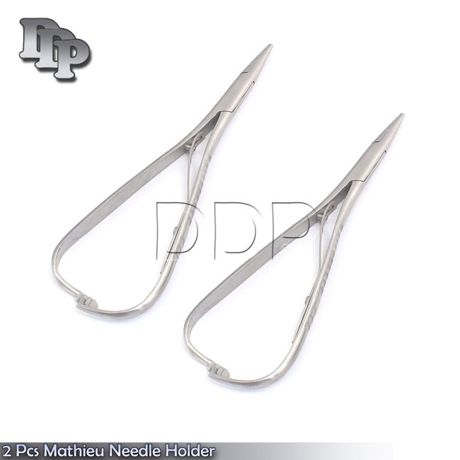 2 PIECES OF MATHIEU NEEDLE HOLDER 7", Instruments