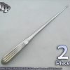 2 Pcs Orthopedic SPRATT BRUN BONE CURETTES 2/ 9" Surgical Instruments