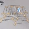 24 GOLD HANDLE FELINE CANINE STUDENT DISSECTION SPAY PACK KIT WITH BLADES #10