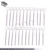 24 PCS DENTAL MOUTH MIRROR #5 w/ HANDLE DENTAL INSTRUMENTS