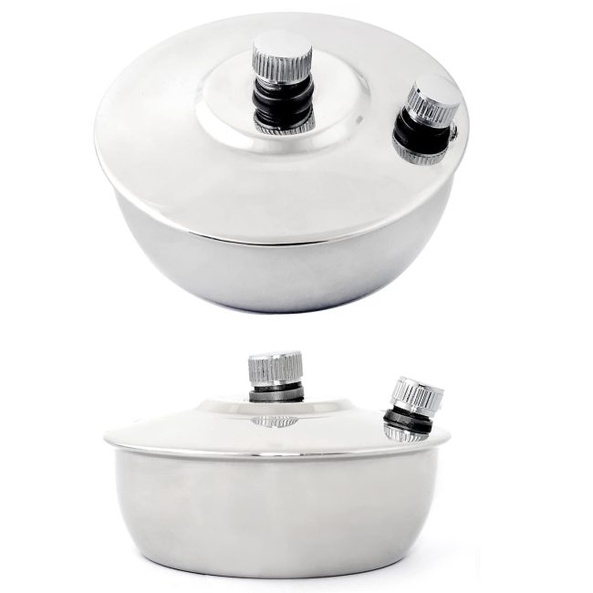 3 DENTAL SPRIT LAMP WITH DOUBLE NUT STAINLESS STEEL