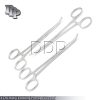 3 Pcs Dental Hemostat Kelly Locking Forceps 5.5" Curved Surgical Pliers