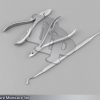 3 Pcs Pedicure Manicure Set Nail Clipper Cuticle Nipper Pliers,BTS-63
