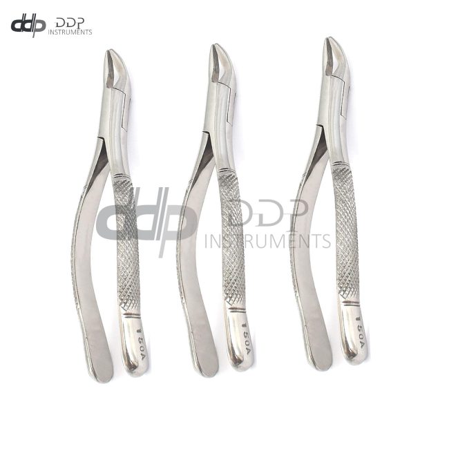 3 Pieces EXTRACTING FORCEPS #150A DENTAL SURGICAL INSTRUMENTS