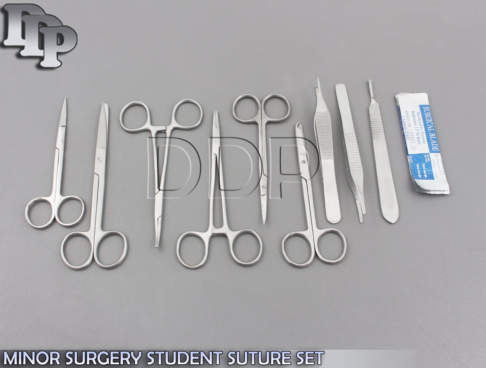 39 PC O.R GRADE MINOR SURGERY STUDENT SUTURE SET KIT DS-1167