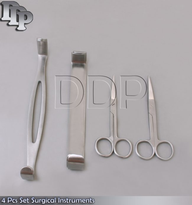4 Pcs Set Surgical Instruments,-DS-650