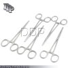 5 Pieces Dental Hemostat Kelly Locking Forceps Straight 5.5" Surgical Forceps