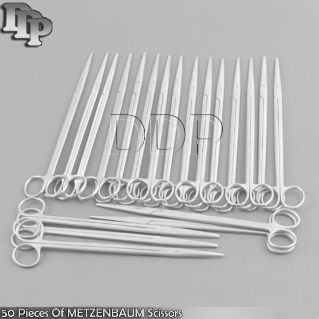 50 Pieces Of METZENBAUM Scissors 8" Straight Surgical Veterinary Instruments