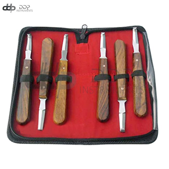 6 Farrier Hoof Knives Equine Veterinary Horse Knife Kit, DDP-0057