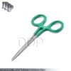 6 Hemostats Mosquito Forceps Surgical Instruments, Green Dep Handle 5" Straight