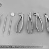 7 PCS ORAL DENTAL SURGERY EXTRACTING EXTRACTION FORCEPS KIT SET MEAD #1 #2 #3 #4