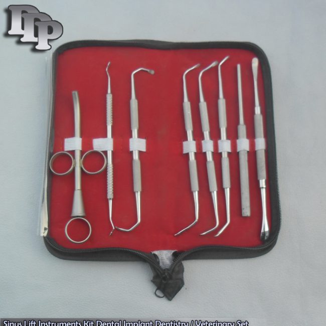 8 Pieces Sinus Lift  Kit Dental Implant Dentistry  Veterinary Instruments SN-702