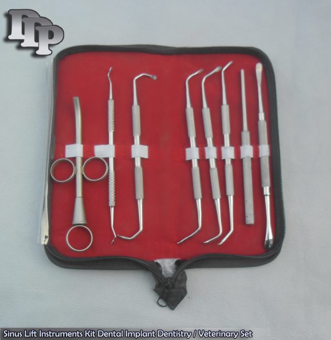 8 Pieces Sinus Lift  Kit Dental Implant Dentistry  Veterinary Instruments SN-702