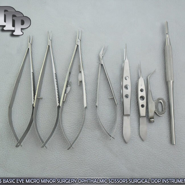 9 Pcs Basic Eye Micro Minor Surgery Ophthalmic Scissors Surgical Instru EY-015