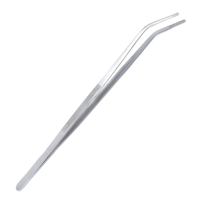 Aquarium Cleaner Stainless Steel Aquarium Curved Tweezers 18'' Surgical Dental
