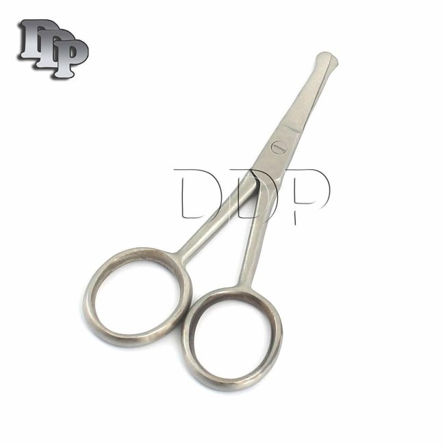 Ball Nose Safety Dog Grooming Scissors Ears Eyes Paws Blunt End Cutting