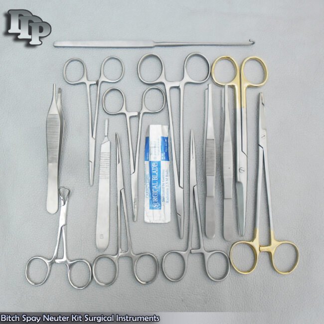 Bitch Spay Neuter Kit Surgical Instruments DS-1272