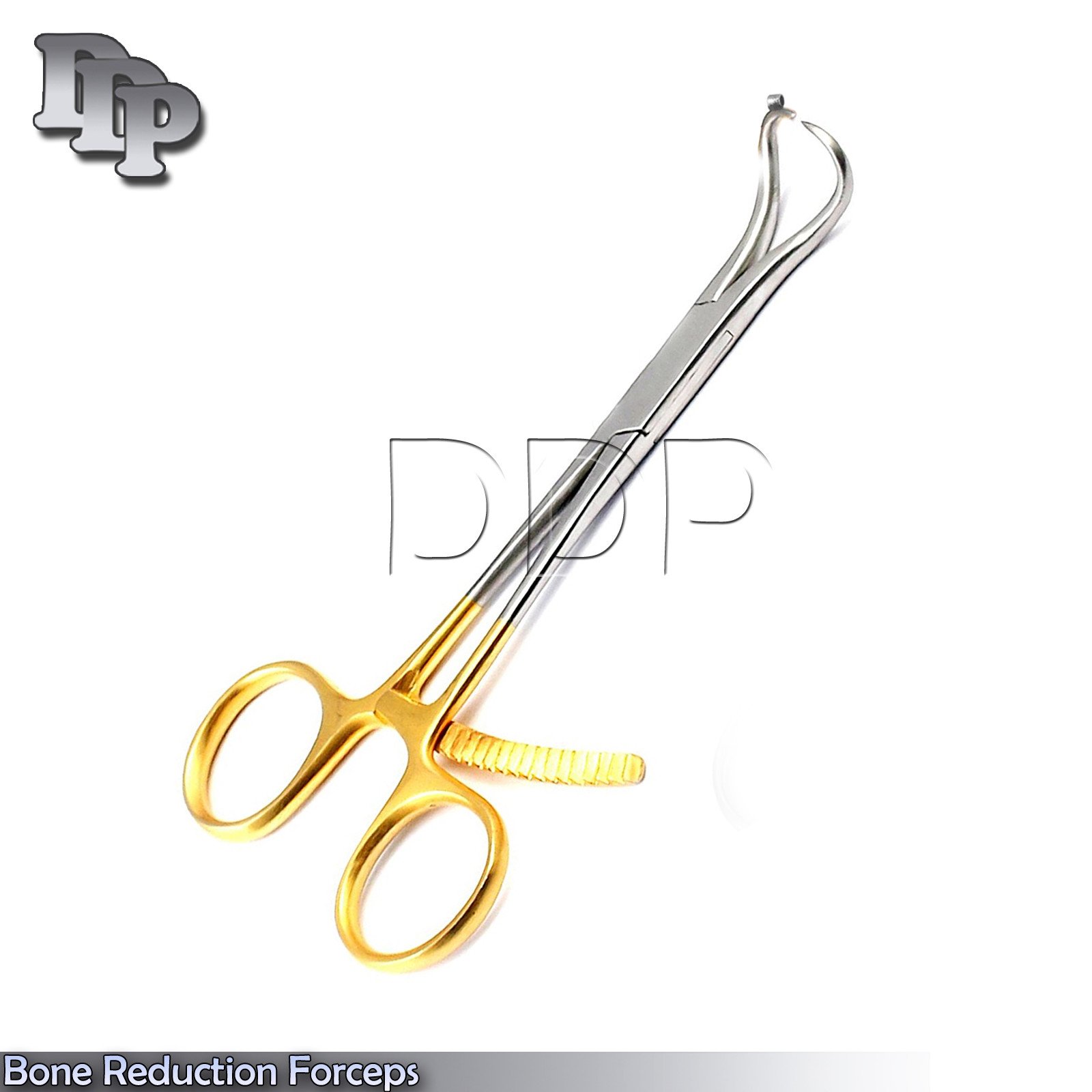 Bone Reduction Forceps 5 1/4" W/guide 1.6mm Gold Plated Orthopedic Instruments
