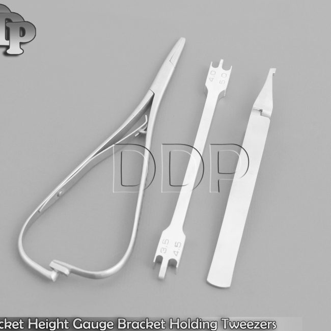 Bracket Height Gauge Bracket Holding Tweezers Mathieu Ligature Pliers Dental