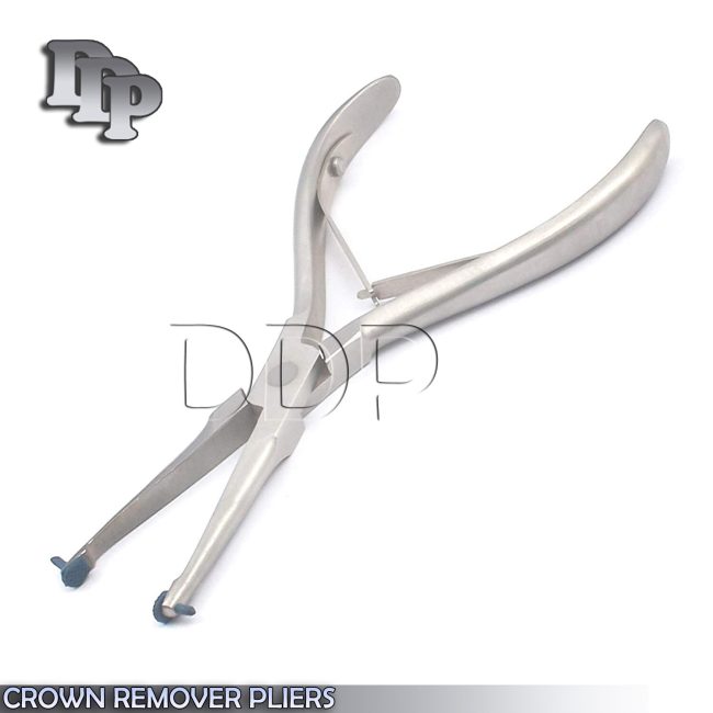 DENTAL TEMPORARY EASY CROWN REMOVER FORCEPS WITH 2 SOFT PAD ORTHODONTIC PLEIRS
