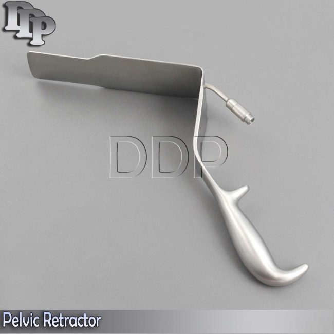 Deep Pelvic Fiber-optic Retractor, 7" x 2.50" BST-020