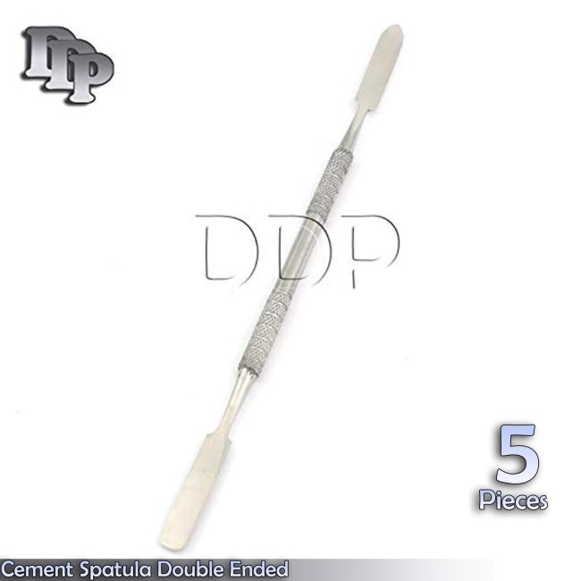 Dental Cement Spatula Amalgam Mixing Spatulas Double Ended Lab Instruments 5 pcs
