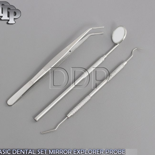 Dental Clinical Hygienist Examination Instruments Tartar Calculas Plaque Removal