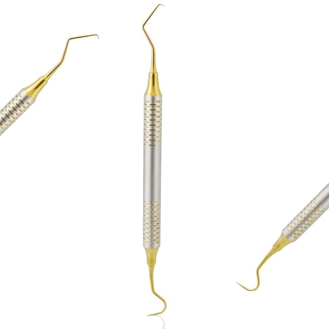 Dental Explorer 23/17A Gold Titanium Examination Double Ended Instrument DN-2454