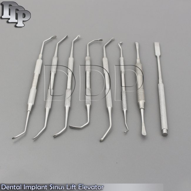 Dental Implant Oral Implantology Sinus Lift Elevator Surgical Ortho Curettes Kit