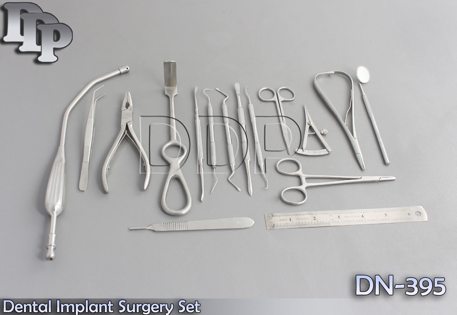 Dental Implant Surgery Set of 16 Pcs Surgical Instruments DN-395