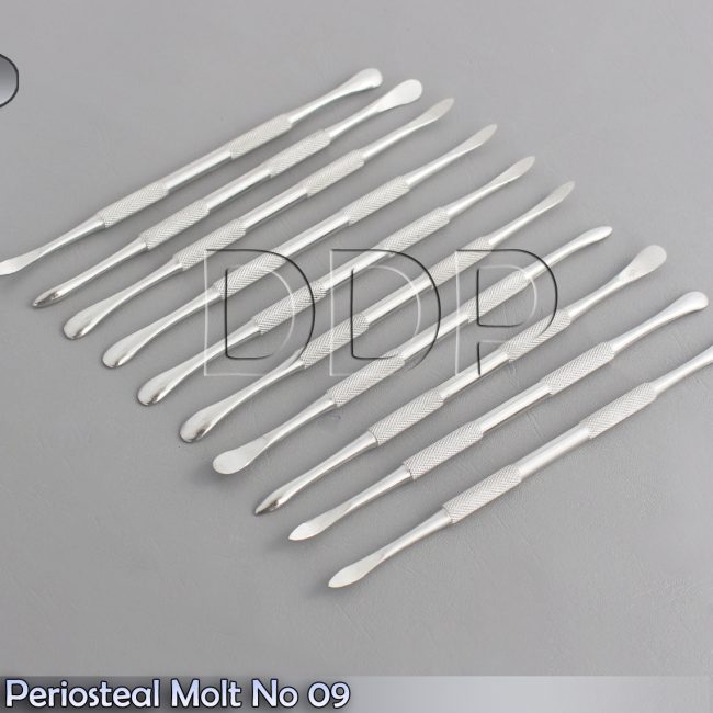 Dental Instrument Elevator Periosteal Molt No 09 Set 10 Pcs