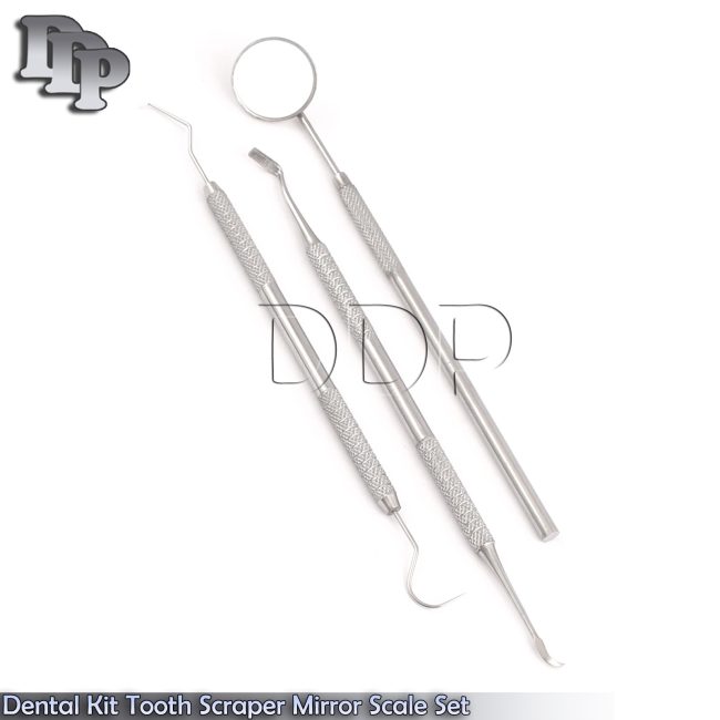 Dental Kit Tooth Scraper Mirror Scale Set Tartar Calculus Plaque Remover,PR-0065