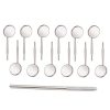 Dental Mouth Mirrors Size #5 Cone Socket Dental Instruments Pack of 12