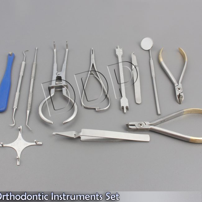 Dental Orthodontic Instrument Kit Ligature Seprating Band Pusher Seating