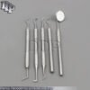 Dental Periodontal Curette Explorer 23 Hygiene Dentists Mouth Mirror Exam PR-314