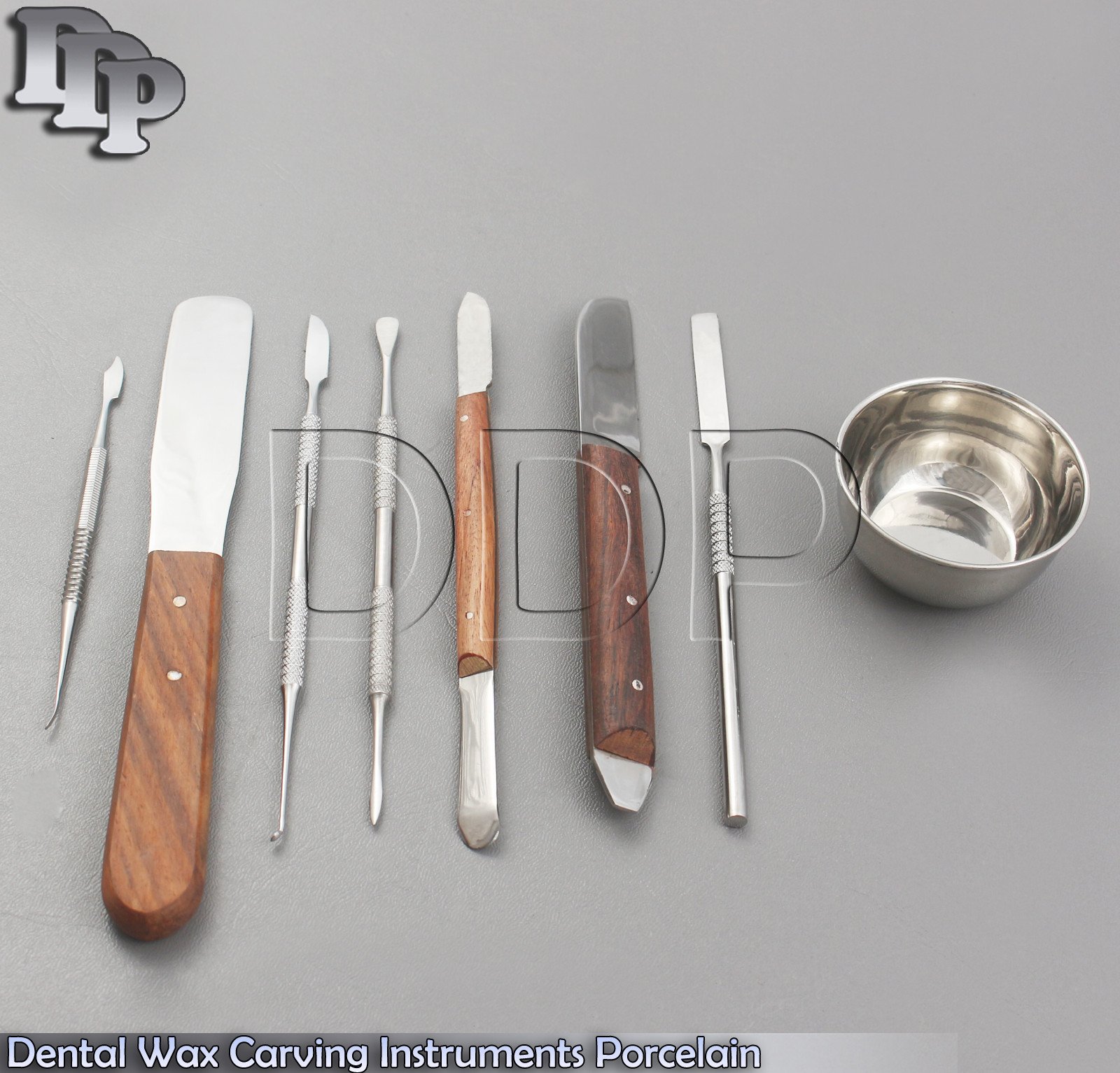 Dental Wax Carving Instruments Porcelain Sculpturing Plaster Alginate Mixing Kit
