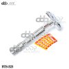 Double Edge Safety Razor Chrome Plated Stainless Steel BTS-323