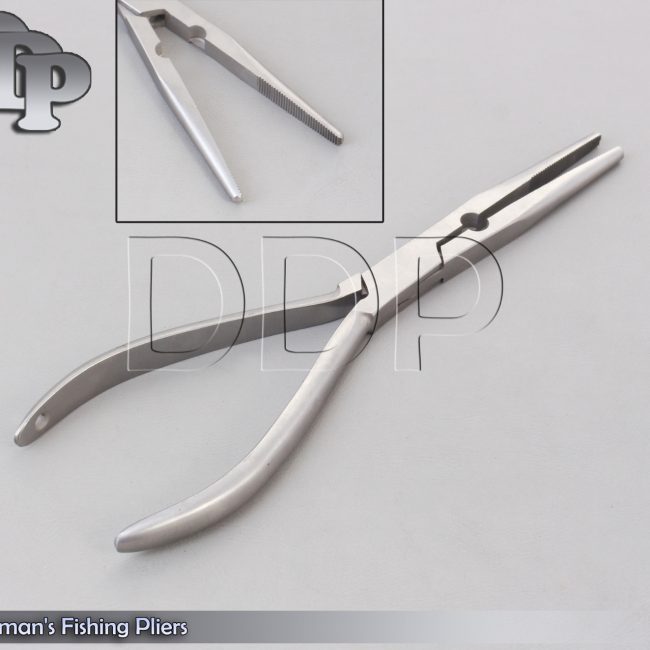 FISHERMAN PLIERS - FISHING PLIERS - STAINLESS STEEL 8" JW-4029