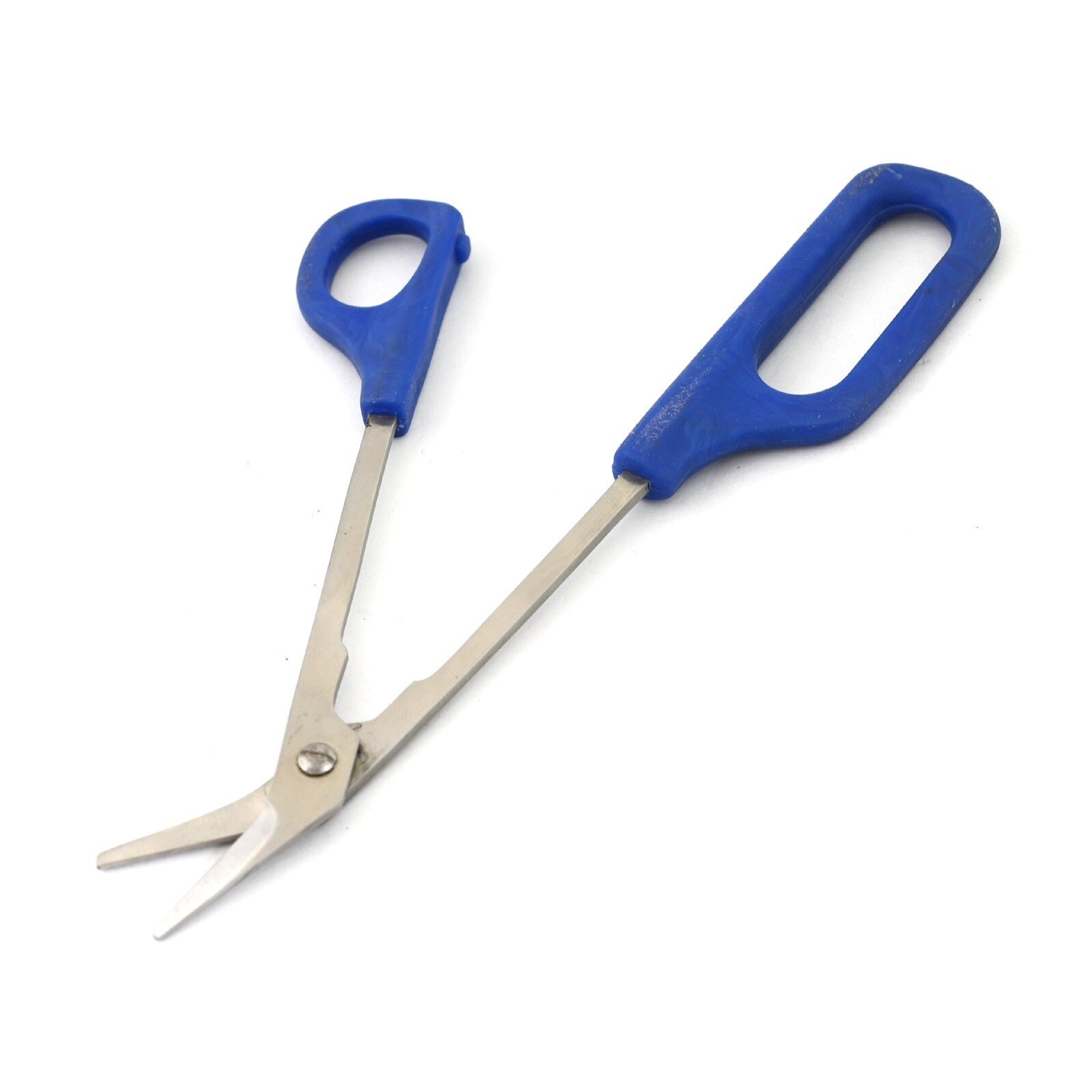 Foot Nail Cutting Scissors 20 cm Plastic Handle Blue Toe nail Cuticle BTS-756 - Image 3
