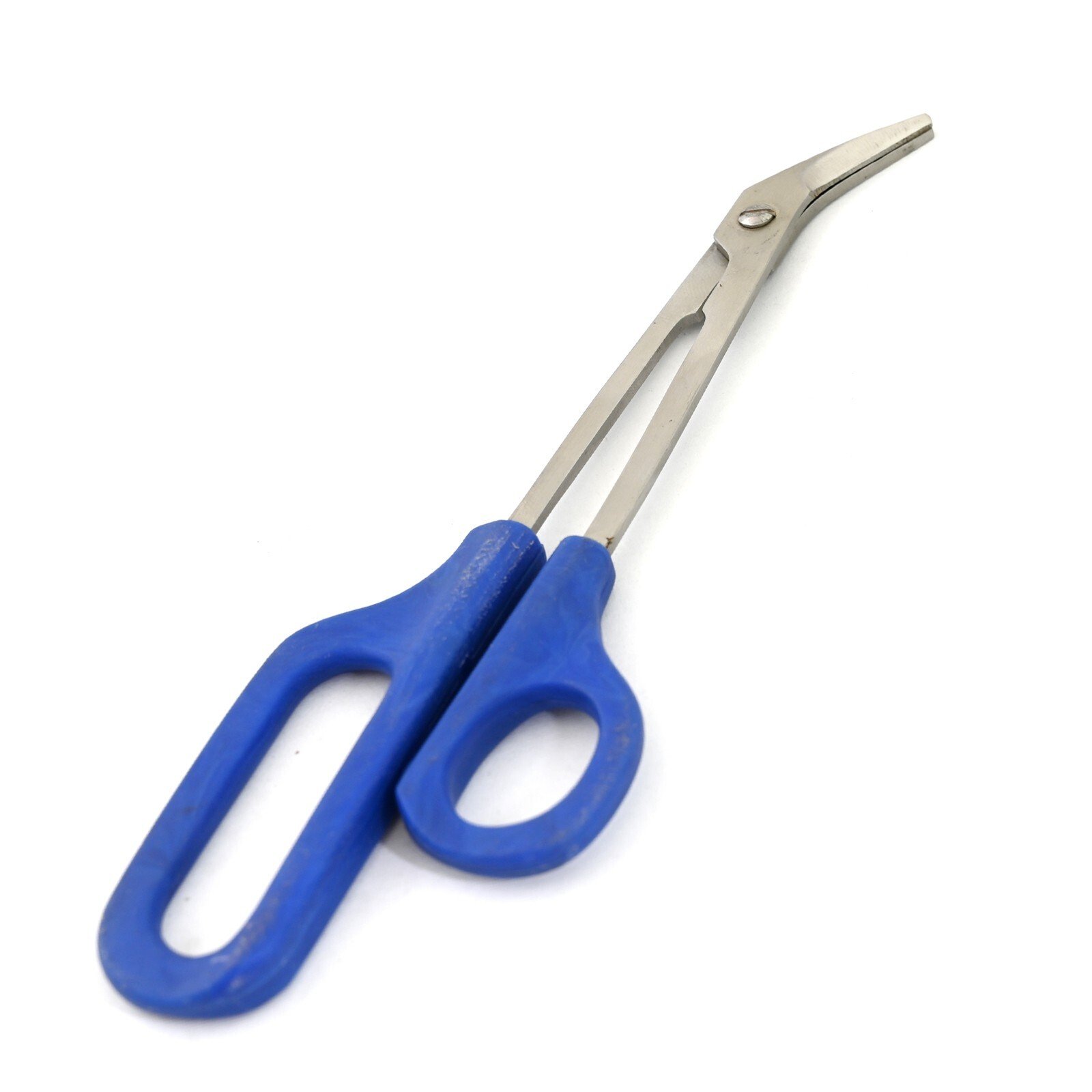 Foot Nail Cutting Scissors 20 cm Plastic Handle Blue Toe nail Cuticle BTS-756