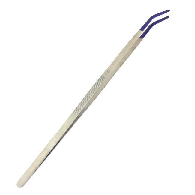 Huge Tweezer Thumb Dressing Forceps 24" Curved Rubber Pvc Dep DS-2469