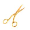 Knowles Bandage Scissors 5.5'' Angled Gold Surgical Instruments