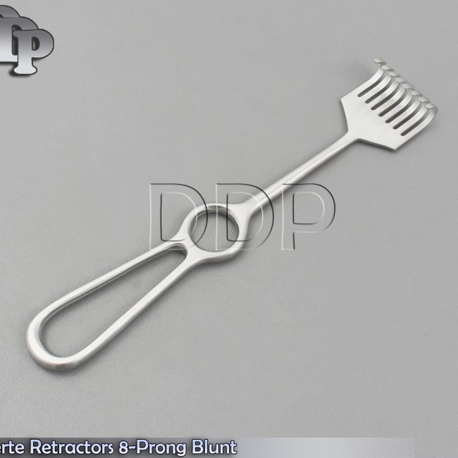 Koerte Retractors 8-Prong Blunt Ob/Gyn Surgical Orthopedic Instruments