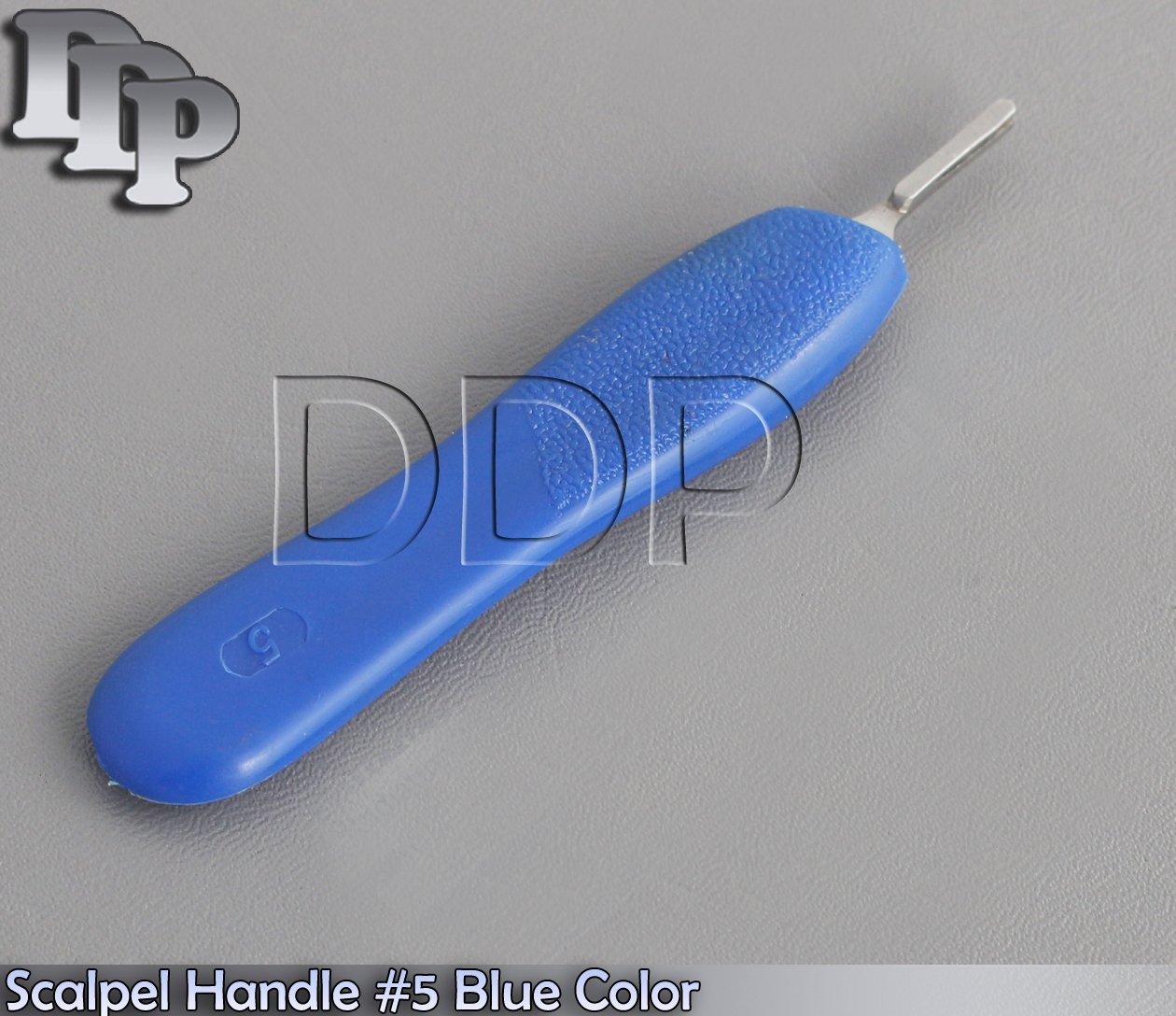 Lot Of 6 Pieces Scalpel Handle #5 with Blue Color Surgical Instruments