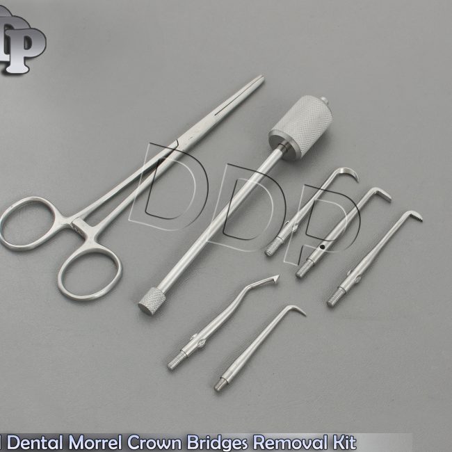 Oral Dental Morrel Crown Bridges Removal Kit with holding Forcep Dentistry Lab